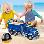 Large Dump Truck Toy for 3 4 5 Year Old Boy, Truck Toy with Sound and Light