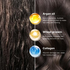 Karseell Collagen Capillary Treatment, Deep Repairing Conditioner, Hair Mask With Argan Oil For Dry Damaged Hair, All Hair Types 16.9 Fl Oz + 1.69 Fl Oz