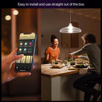 Philips Hue Smart LED A19 Bulb 2-Pack, Warm White Light 2700K, E26 Base, 9W, 810 Lumens, Dimmable, Works with Alexa, Google Assistant, and Apple Home
