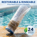 Swimara Pool Filter Cartridge, 5oz Trilobal Heavy-Duty Fabric, Ultra Series, Compatible with Hayward Star-Clear Plus C1200, Replacement for CX1200RE PA120, 120 Sq. Ft. (8.9" Dia)