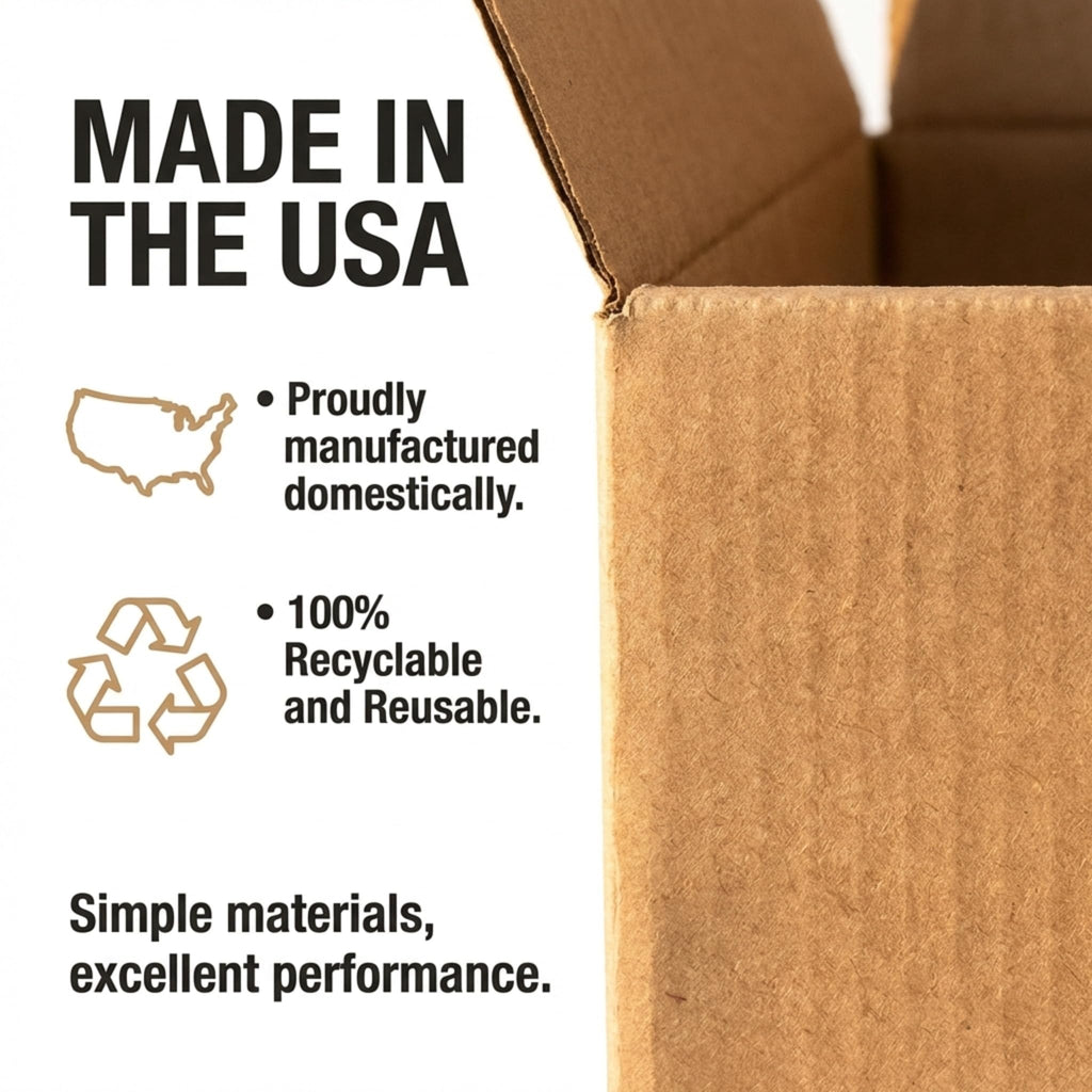 BOX USA Medium Moving Boxes 18"L x 14"W x 12"H 10-Pack - Corrugated Cardboard Box for Shipping, Mailing, Packing, Packaging and Storage