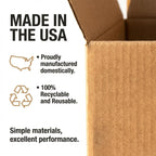 BOX USA Medium Moving Boxes 18"L x 14"W x 12"H 10-Pack - Corrugated Cardboard Box for Shipping, Mailing, Packing, Packaging and Storage