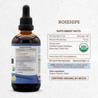 Secrets of the Tribe Rosehips USDA Organic | Alcohol-Free Extract, High-Potency Herbal Drops | Made from 100% Certified Organic Rosehips (Rosa spp.) Dried Fruit (4 oz)