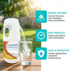 ClearView Chlorine Granules 2.2 Lbs for Swimming Pools, Pool Chlorine Shock Granular Sanitizer for Spas, Fast Dissolving Chlorinating Granules for Hot Tubs