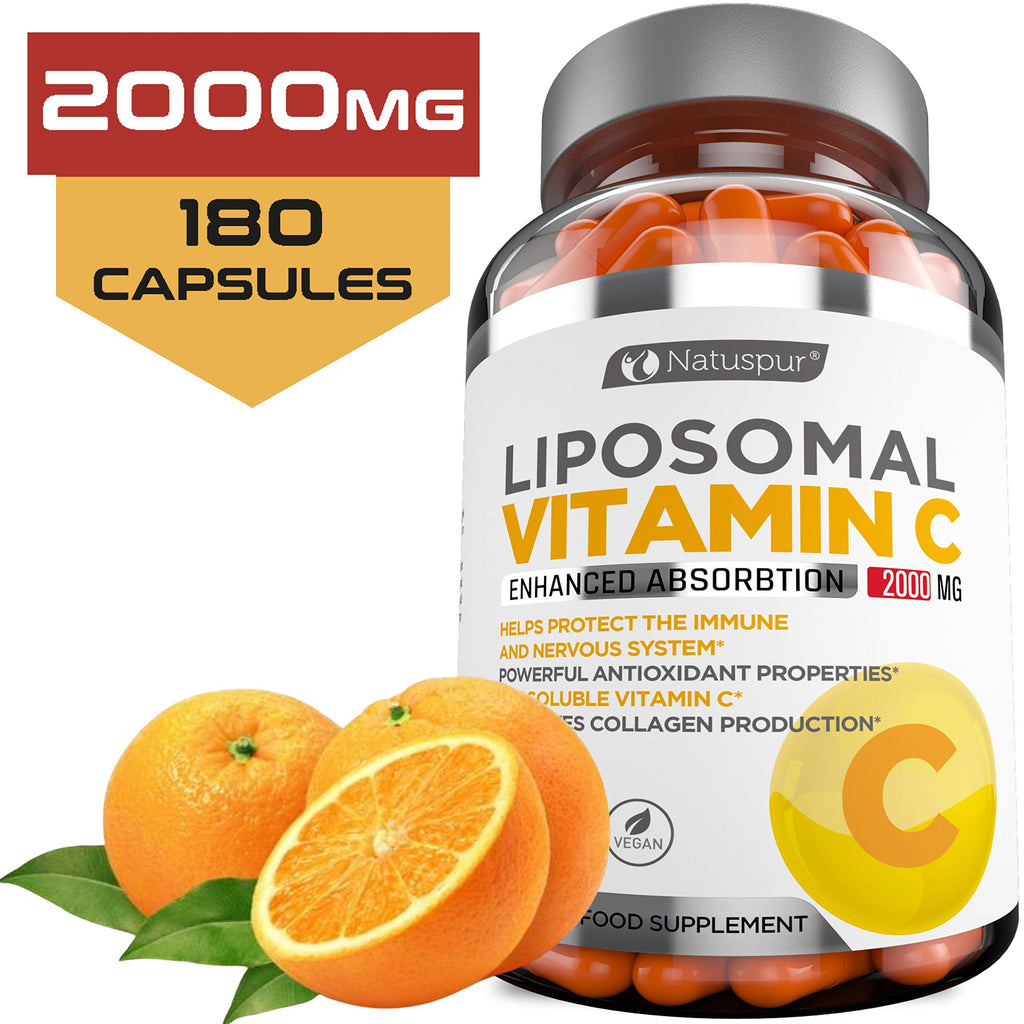 Natuspur Premium Liposomal Vitamin C 2000mg - 180 Capsules