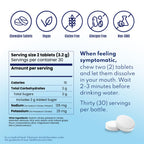 Vitassium FastChews, Chewable Electrolyte Tablets for Management of POTS and High Sodium Diets, Fast-Acting Sodium Tablets, Grape Flavor, 60 Count