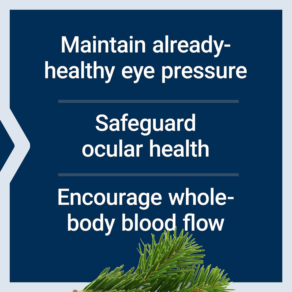 Life Extension Eye Pressure Support with Mirtogenol - Eye Health Supplement for Healthy Eye Pressure - with French Maritime Pine bark – Gluten-Free, Vegetarian, Non-GMO - 30 Capsules