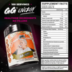 Gamer Supps GG Energy - Grandma's Ashes by Goons (100 Servings) - Keto Friendly Gaming Energy and Nootropic Blend, Sugar Free + Caffeine + Vitamins + Immune Support, Powder Drink