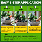 JDiction Rock Glue for Landscaping with Sprayer 27OZ - Ready to Use Mulch Adhesive, Landscape Glue Spray for Rocks, Pea Gravel, Stones, Weather Resistant Mulch Binder, Pets Safe, Lasts 2 Years