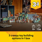 LEGO Creator 3 in 1 Haunted Mansion Building Toy for Kids - Halloween Building Blocks & Learning Toy for Girls & Boys, Ages 9+ - Build a Haunted House, Train, or Ship - Gift for Birthdays - 31167
