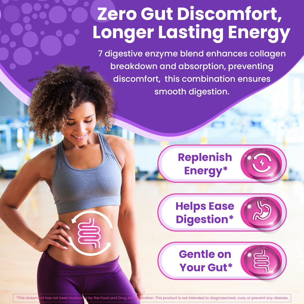 2 Pack Collagen Gummies for Women & Men 3000mg, Hydrolyzed Collagen Peptides with Antioxidant Blend & Digestive Enzymes, Multi Collagen (Type I,II,III,V,X) for Anti-Aging, Hair, Skin, Nails,Sugar Free