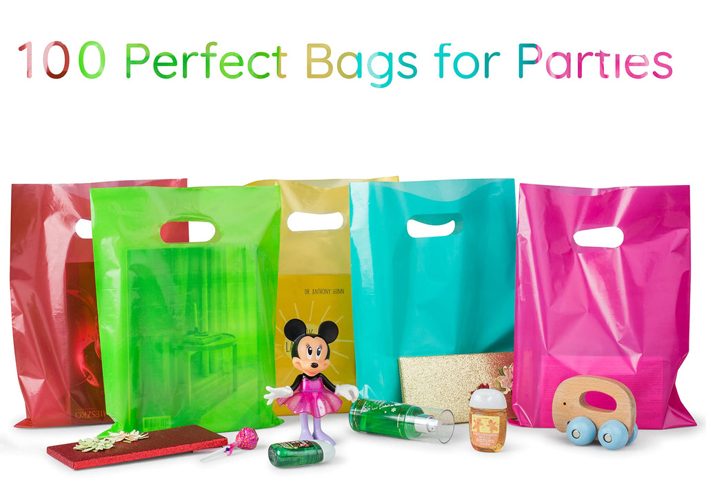 Choice Marts Merchandise Bags Multicolor 100 Count 9"x12" Size