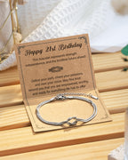 Tarsus 21st Birthday Gifts Decorations for Her Love Knot Bracelet