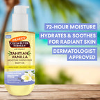 Palmer's Cocoa Butter Formula Glow & Hydrate Bundle, Tahitian Vanilla Body Lotion (13.5 Oz) + Body Oil (6.5 Fl Oz), Moisture Drenching Body Care, Nourishes & Softens for Radiant, Glowing Skin