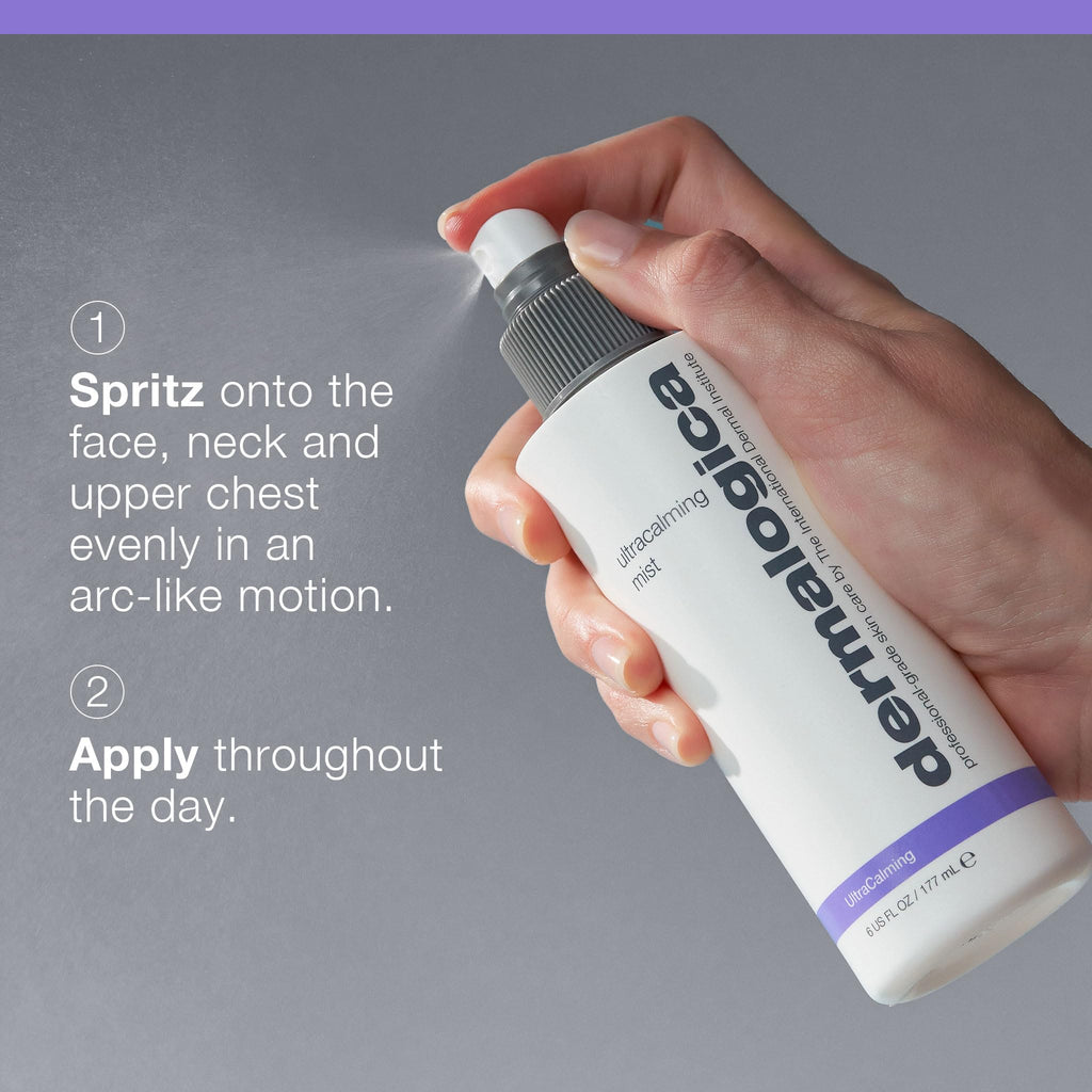 Dermalogica Ultracalming Mist, Facial Spray for Sensitive Skin with Aloe, Soothing and Hydrating - Quickly Relieves Inflammation and Discomfort, 6 Fl Oz