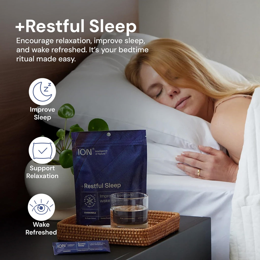 ION* Intelligence of Nature Restful Sleep, Ashwaghanda Drink Mix, 5 Packets