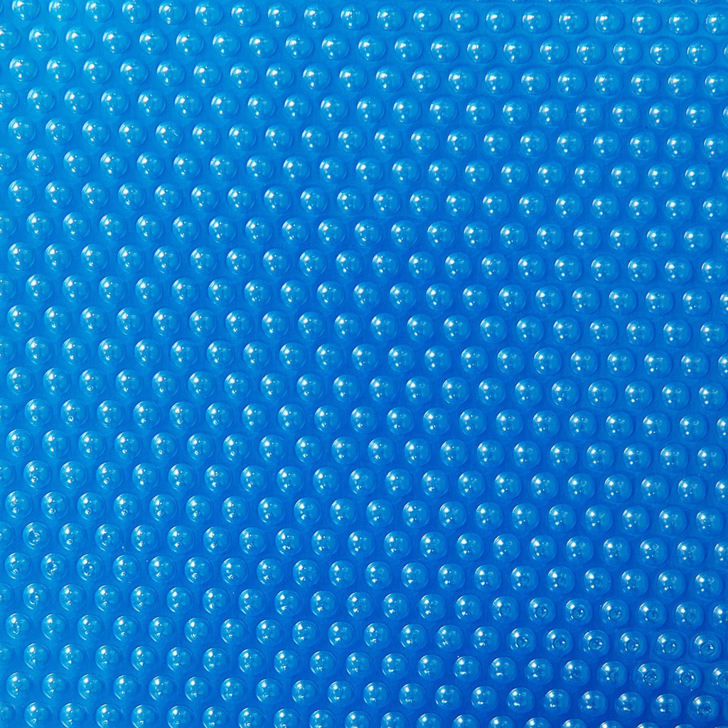 Goplus Pool Cover, 12 x 24 FT Solar Blanket 12 Mil with Carrying Bag for In-Ground and Above-Ground Swimming Pools, Rectangle Hot Tub SPA Thermal Blanket, Blue Bubble