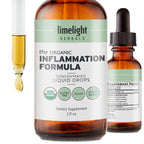 Organic Inflammation Formula Advanced Liquid Drops – Turmeric, Ginger, Boswellia & Black Pepper – Whole-Body Wellness & Inflammatory Support, Joint & Mobility Support – Vegan, Non-GMO – 60 Servings