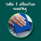 Scotch-Brite Zero Scratch Scouring Pad, Effective + Gentle Dish Scrubber for Household Cleaning, 30 Scrub Pads for Dishes, Nonstick Pots and Pans, Glass, Tubs, Showers, Reusable & Durable