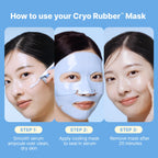 Dr.Jart+ Cryo Rubber Moisturizing and Cooling Korean Face Mask with Hyaluronic Acid and Peptides| Korean Skin Care