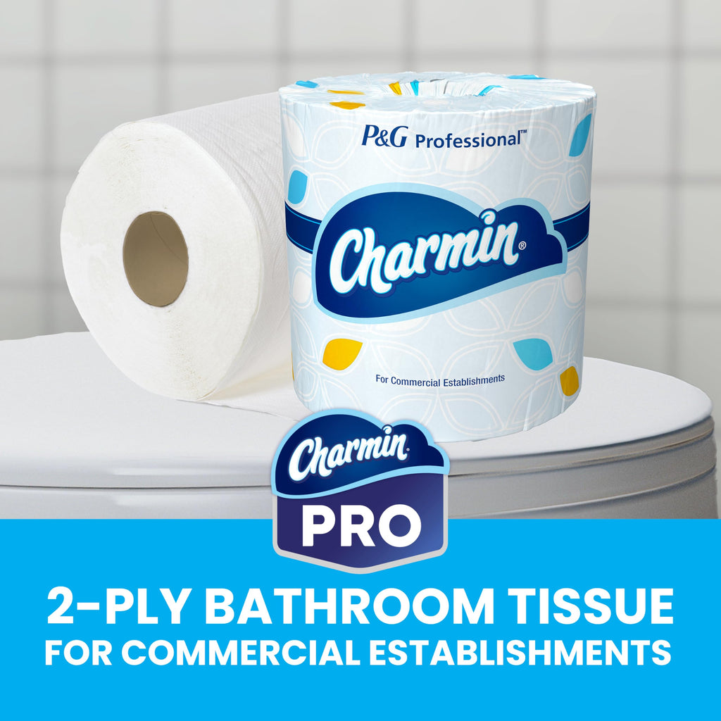 Charmin For Commercial Use Toilet Paper, Individually Wrapped, 2-Ply Standard Roll, 75 Rolls/Case, 450 Sheets/Roll