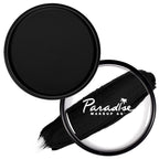 Mehron Makeup Paradise AQ - BLACK, Water-Activated Face & Body Paint
