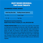 Purina Busy Bone Tiny Toy Breed Dog Chew Treats, Original, 60 ct Pouch
