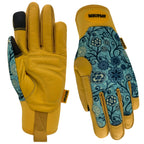 MSUPSAV Puncture Resistant Gardening Gloves,Garden Work Glove,Blue,Medium