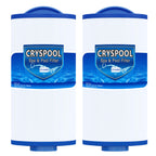 Cryspool® 04060 Spa Filter Compatible with PMA-R3/268548 with Closed Handle, 4CH-935, PWW35L, FC-0170, X268554, X268535, 817-4035, 35 Sq. Ft Hot Tub Filter Cartridge, 2 Pack