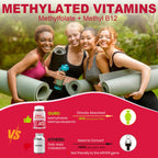(2 Pack) Sugar Free Methylated Multivitamin for Women Gummies with Calcium, D3 K2, Inositol, Folate, Biotin, Iron, Vitamin A, C, E, B Complex - Multi Vitamins & Minerals - Energy, Immune, Bone - Vegan