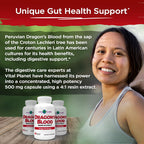 Vital Planet - Dragon's Blood Resin Extract Croton Lechleri Sangre de Drago (Sangre de Grado) Digestive Health Supplement Sustainably Sourced from Amazon Rainforest of Peru, 500mg 60 Capsules