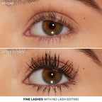 Too Faced Better Than Sex Volumizing and Lengthening Mascara | Vegan Formula, Dramatic Volume and Length | Cruelty-Free Eye Makeup + Hourglass Brush for False Lash Effect, Black, 0.27 Fl Oz