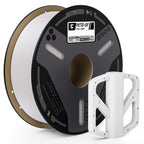 ELEGOO Glass Fiber PETG Filament 1.75mm White 1KG, PETG-GF 3D Printing Filament High Stiffness, Electrical Insulation and Weather Resistant 1KG(2.2lbs) Spool Fits for Most FDM 3D Printers