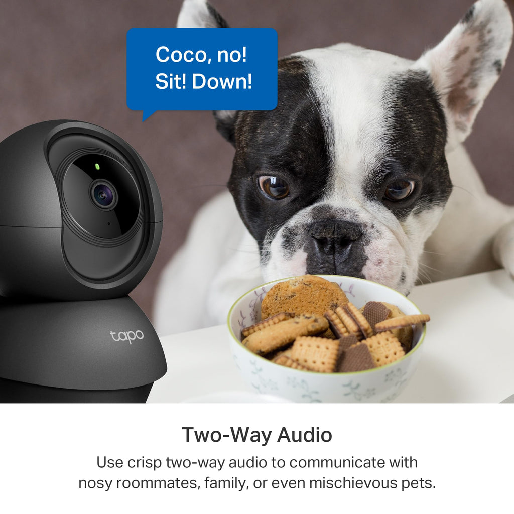 Tapo 2K Pan Tilt Security Camera for Baby Monitor, Dog Camera,C211(2-Pack)