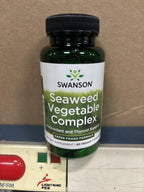 Swanson GRN Seaweed Vegetable CMPLX 60VEG CP