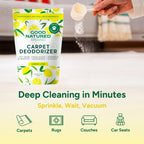 Good Natured Brand | Carpet Deodorizer & Freshener Powder | 31 oz Pet Odor Eliminator for Strong Odor & Pet Urine | Fresh Natural Lemon Scent | Safe for Homes with Pets