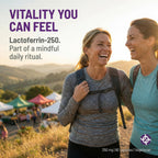 AOR Lactoferrin 250mg, 60 Vegetarian Capsules, 30-60 Day Supply – Supports Healthy Iron Balance & Enhanced Daily Vitality for Overall Well-Being – Non-GMO, Gluten-Free.