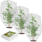 Mesh Plant Cover 3PCS,Garden Netting Mesh Outdoor,Netting for Tomato Plants,Garden Bug Netting Plant Cover,Bird Netting for Garden,Fruit Tree Netting (3.2 x 4.9 ft)