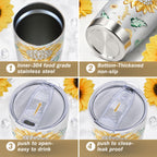 Muilzon Best Big/Little Sister Gifts from Sisters Tumblers 20oz - Cool/Funny Gifts for Sister from Brother Coffee Mug - Christmas Mothers Day Birthday Gift Ideas for Sis Cup