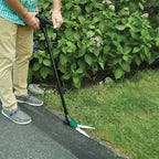 Long Handled Grass Shears – Ergonomic Lawn Edging Tool for Precise Trimming – Ideal for Edges, Flower Beds, and Lawn Maintenance – Sharp Blades & Adjustable Handle - Easy Rolling