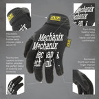 Mechanix Wear Original Work Gloves - Multi-Purpose Outdoor Work Gloves - Secure Fit - Durable & Machine Washable - Breathable & Comfortable - X-Large - Black
