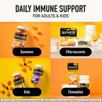 Airborne Elderberry + Zinc & Vitamin C Effervescent Tablets, Immune Support Supplement with Powerful Antioxidant Vitamins A C E, 20 Fizzy Drink Tablets, Elderberry Flavor