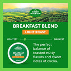 Green Mountain Coffee Roasters Breakfast Blend, Single-Serve Keurig K-Cup Pods, Light Roast Coffee Pods, 32 Count