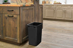 Rev-A-Shelf 2-Pack 35 Quart Polymer Replacement Trash Bin, Recycle Waste Garbage Container for Kitchen Cabinet Pullouts, Black, RV-35-18-2 - Large Plastic Bins for Home and Office