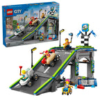 LEGO City No Limits: Race Car Ramp Track Toy - Building Toy for Kids, Boys and Girls, Ages 6+ - Soap Box Car Ramp for Racing with 2 Cars, 4 Minifigures, and Buildable Ramp - Gift Idea - 60460