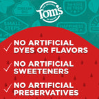 Tom's of Maine Natural Kid's Fluoride Free Toothpaste, Ages 2+, Silly Strawberry, 5.1 oz. 3-Pack (back in original formula)