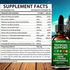 Kindled Thyroid Support Drops | Selenium Zinc Iodine L-Tyrosine Ashwagandha Liquid Drops, Thyroid Bloom | Body Balance & Support - 4 FL.OZ (1)