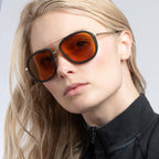 GUNNAR Computer Glasses - Dume Gold Amber Max Lens - Blue Light Blocking Anti Glare