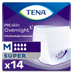TENA ProSkin Overnight™ Super Protective Incontinence Underwear, Heavy Absorbency, Unisex, Medium, (56 Total - 4 Packs)