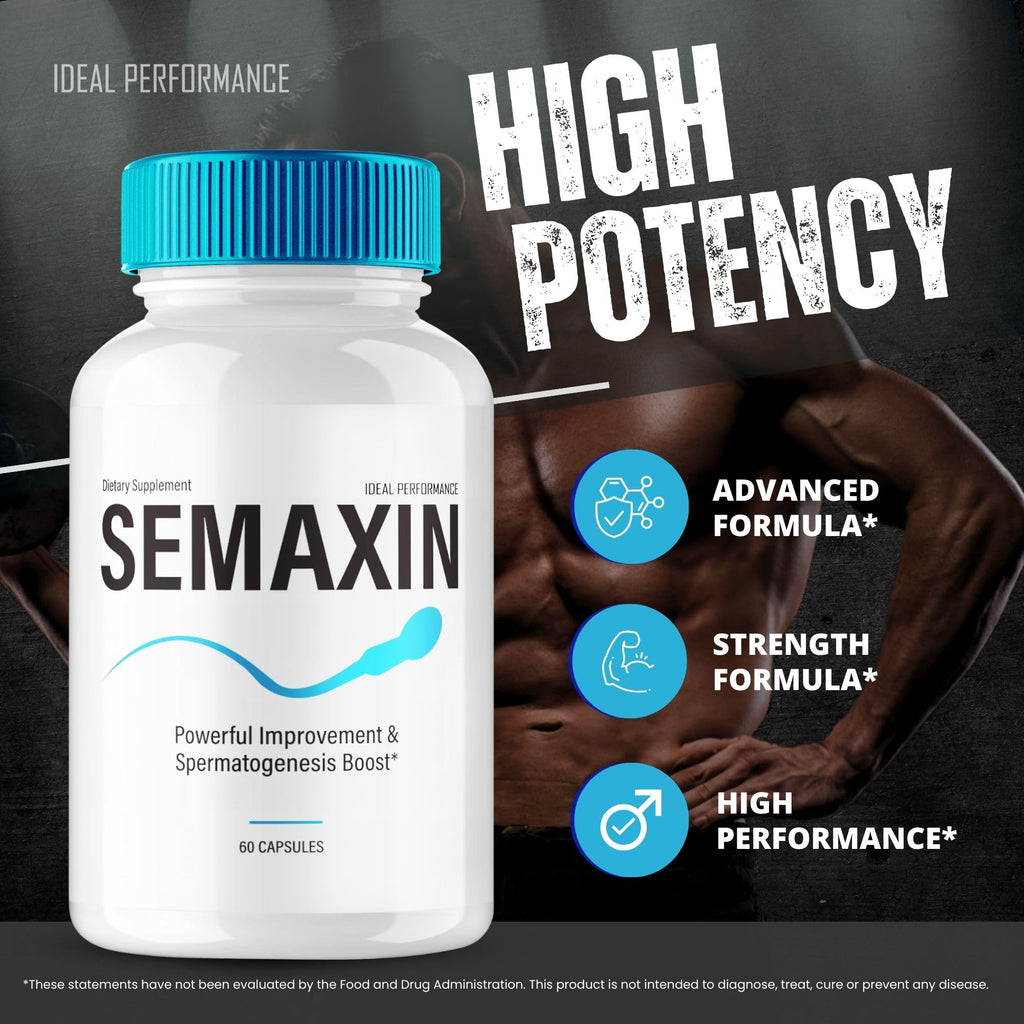 IDEAL PERFORMANCE Semaxin Capsules, Official Semaxin Supplement Pills, Overall Health and Wellness Reviews (60 Capsules)